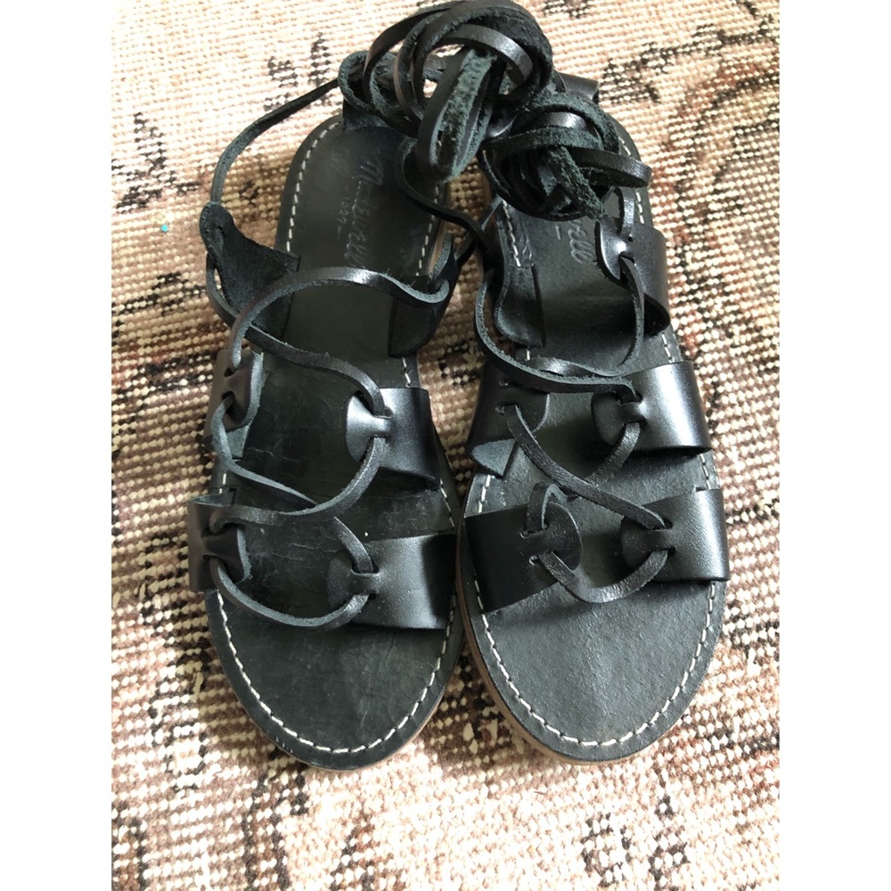 Madewell SightSeer Lace Up Gladiator Sandal